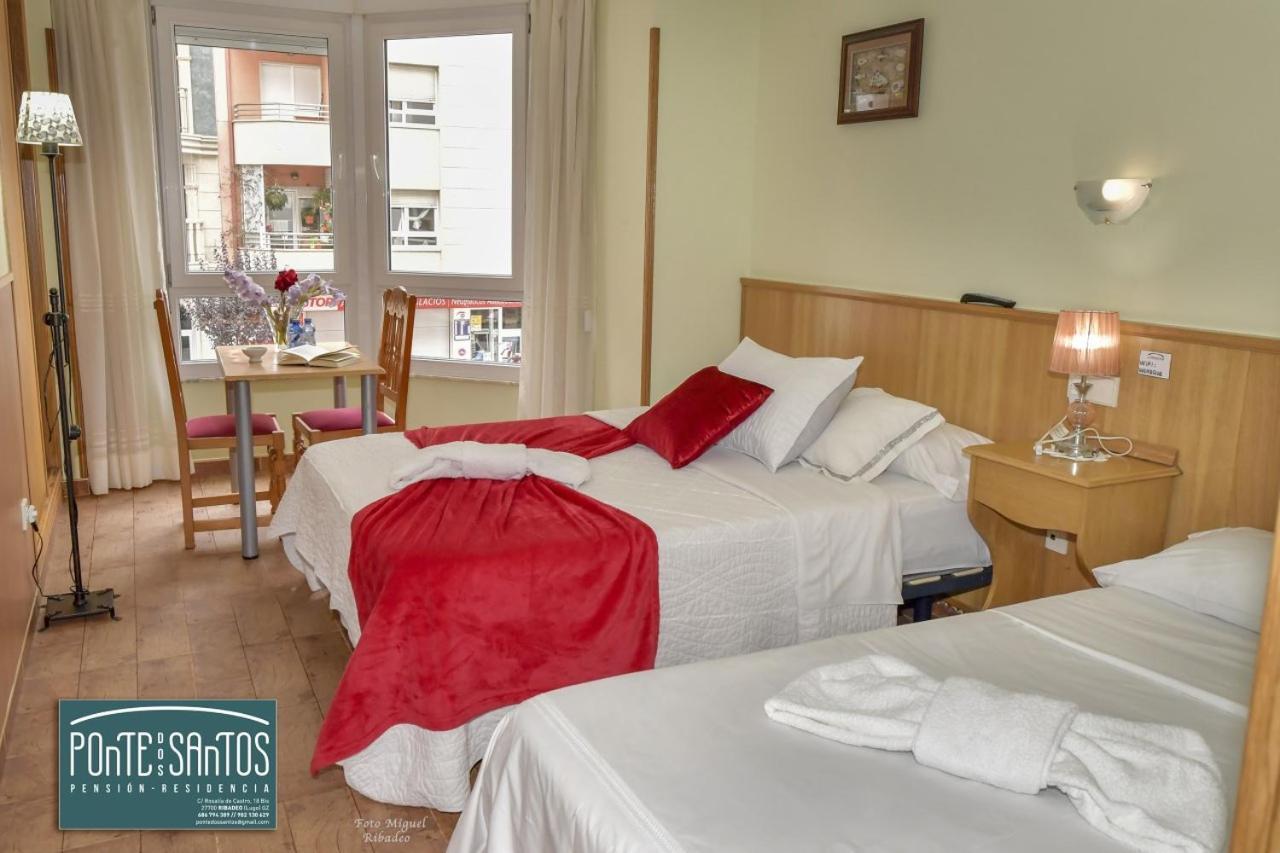 Hostal Ponte Dos Santos 리바데오 외부 사진